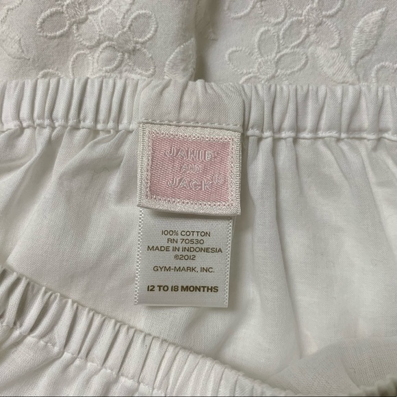 Janie and Jack Embroidered White Dress - Picture 12 of 12